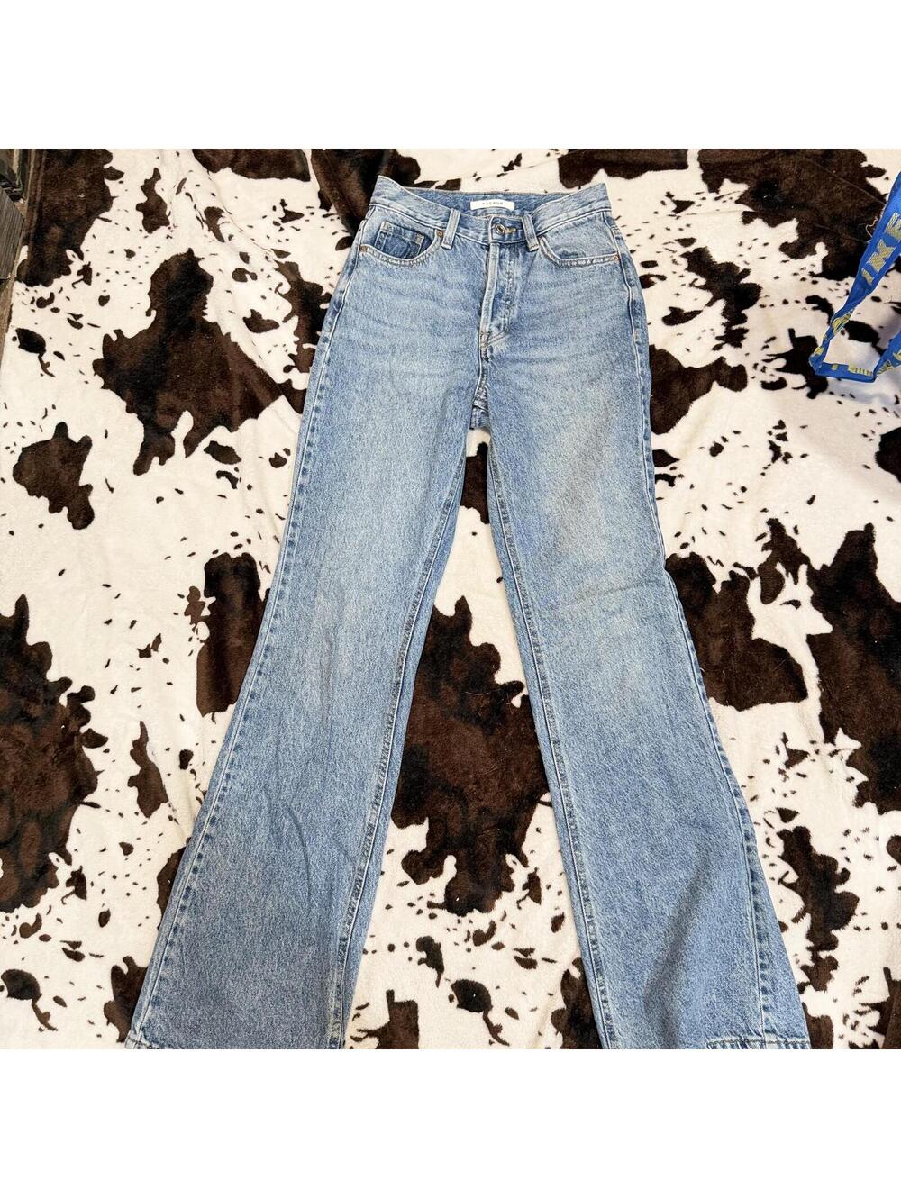 PacSun High Rise Bootcut Jeans Light Wash Y2K Denim Size 24
